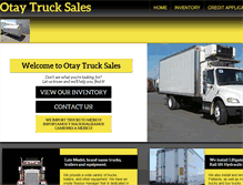 Tablet Screenshot of otaytrucks.com